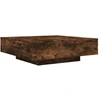 Image de vidaXL Table basse chêne fumé 100x100x31 cm Bois composite