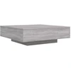Image de vidaXL Table basse Gris Sonoma 100x100x31 cm Bois composite