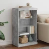 Image de vidaXL Sideboard avec lampes LED gris béton 60,5x37x100 cm