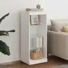 Image de vidaXL Sideboard avec éclairage LED blanc 41x37x100 cm