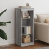 Image de vidaXL Sideboard avec lampes LED Gris Sonoma 41x37x100 cm