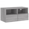 Image de vidaXL Armoire TV murale Gris Sonoma 60x30x30 cm Bois composite