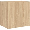Image de vidaXL Armoire TV murale chêne Sonoma 40,5x30x40 cm Matériau dérivé du bois