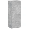 Image de Meuble TV mural gris béton 40,5x30x102 cm Matériau dérivé du bois
