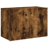 Image de vidaXL Armoire TV murale en chêne fumé 60x30x41 cm