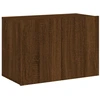 Image de vidaXL Armoire TV murale marron imitation chêne 60x30x41 cm
