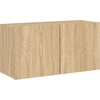 Image de vidaXL Armoire TV murale chêne Sonoma 80x30x41 cm