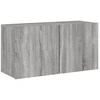 Image de vidaXL Armoire TV murale Gris Sonoma 80x30x41 cm