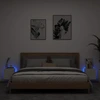 Image de vidaXL Armoires TV murales avec lampes LED 2 pcs. Blanc 30,5x35x30 cm