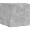 Image de vidaXL Armoire TV murale avec lampes LED gris béton 30,5x35x30 cm