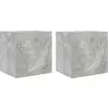 Image de vidaXL Armoires TV murales avec lampes LED 2 pcs. Gris béton 40,5x35x40 cm