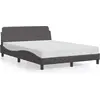 Image de vidaXL Cadre de lit "Dover" Gris 120x200 cm Similicuir