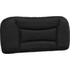 Image de vidaXL Coussin de tête de lit "Hvar" noir 80 cm similicuir