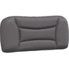 Image de vidaXL Coussin de tête de lit "Hvar" Gris 80 cm Similicuir