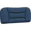 Image de vidaXL Coussin de tête de lit "Hvar" bleu 90 cm Tissu