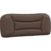 Image de vidaXL Coussin de tête de lit "Hvar" Marron 100 cm Similicuir