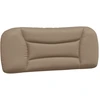 Image de vidaXL Coussin de tête de lit "Hvar" Cappuccino-Brun 100 cm Similicuir