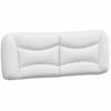 Image de vidaXL Coussin de tête de lit "Hvar" blanc 120 cm similicuir