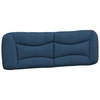 Image de vidaXL Coussin de tête de lit "Hvar" bleu 160 cm Tissu