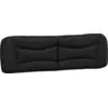 Image de vidaXL Coussin de tête de lit "Hvar" noir 183 cm similicuir