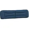 Image de vidaXL Coussin de tête de lit "Hvar" bleu 200 cm Tissu