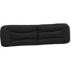 Image de vidaXL Coussin de tête de lit "Hvar" noir 200 cm similicuir