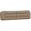 Image de vidaXL Coussin de tête de lit "Hvar" Cappuccino-Brun 200 cm similicuir