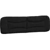 Image de vidaXL Coussin de tête de lit "Hvar" noir 193 cm similicuir