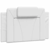 Image de vidaXL Coussin de tête de lit "Viana" blanc 80 cm similicuir