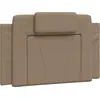 Image de vidaXL Coussin de tête de lit "Viana" Cappuccino-Brun 80 cm simili-cuir