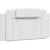 Image de vidaXL Coussin de tête de lit "Viana" blanc 100 cm similicuir