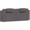 Image de vidaXL Coussin de tête de lit "Viana" Gris 120 cm Similicuir