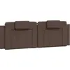 Image de vidaXL Coussin de tête de lit "Viana" brun 160 cm similicuir