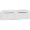 Image de vidaXL Coussin de tête de lit "Viana" blanc 183 cm similicuir