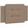 Image de vidaXL Coussin de tête de lit "Zadar" Cappuccino-Brun 80 cm similicuir