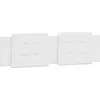 Image de vidaXL Coussin de tête de lit "Zadar" blanc 180 cm similicuir