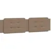 Image de vidaXL Coussin de tête de lit "Zadar" Cappuccino-Brun 200 cm similicuir