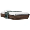 Image de vidaXL Cadre de lit sans matelas Chêne brun 90x190 cm Bois composite