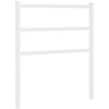 Image de vidaXL Tête de lit de rechange en métal blanc 75 cm