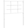 Image de vidaXL Tête de lit de rechange en métal blanc 75 cm