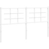 Image de Tête de lit métal blanc 160 cm