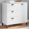 Image de vidaXL Sideboard VIKEN blanc 80x40x80 cm bois composite