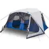 Image de Tente de camping avec LED 10 personnes bleue