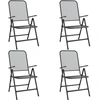 Image de vidaXL Ensemble de jardin 5 pièces Anthracite Métal déployé