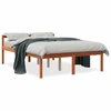Image de Lit pour senior Marron cire 140x200 cm Pin massif