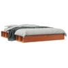 Image de vidaXL Lit en pin massif sans matelas brun cireux 120x200 cm