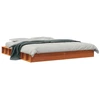 Image de vidaXL Lit en bois massif, sans matelas, en pin brun cireux 180x200
