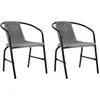 Image de vidaXL Ensemble de jardin 7 pièces avec coussins Beige Poly rotin
