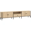 Image de vidaXL Armoire TV avec tiroir Chêne Sonoma 200x25x44cm Bois composite