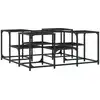 Image de Table basse noire 91x91x40 cm bois composite